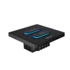 MIBOXER ESW2B 2-Gang Smart Switch LED nuotolinio valdymo pultas su WiFi ir 2,4GHz judesio jutikliu bei reguliavimu