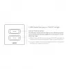 MIBOXER ESW2B 2-Gang Smart Switch LED nuotolinio valdymo pultas su WiFi ir 2,4GHz judesio jutikliu bei reguliavimu