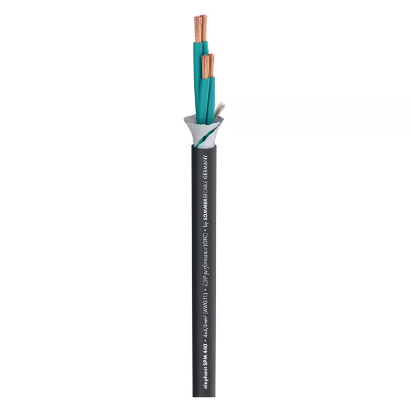 Sommer Cable Elephant Robust SPM440 4x4.0 mm² Garsiakalbių kabelis – Metrais (Meterware)