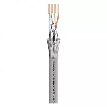 Sommer Cable SC-Mercator CAT.7 tinklo kabelis, FRNC, Ø 6.5 mm, pilkas (580-0306F)