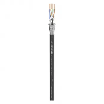 Sommer Cable SC-Mercator CAT.7 PUR tinklo kabelis, PUR, Ø 6.4 mm, juodas, parduodama metrais (581-0071)