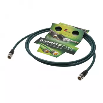 Sommer Cable SC-Vector PLUS 1.2/4.8 DZ UHD vaizdo jungiamasis kabelis, BNC kištukas – BNC kištukas, NEUTRIK, žalios spalvos, 50 m (DZGR-5000-GN-SW)