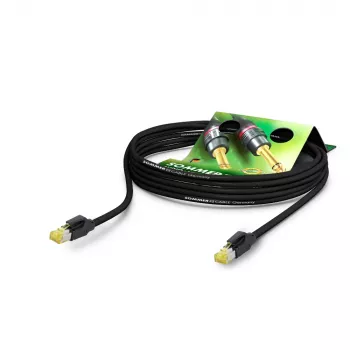 Sommer Cable SC-Mercator CAT.7 PUR Network Patch Cable 10m Black S/FTP RJ45 Hirose