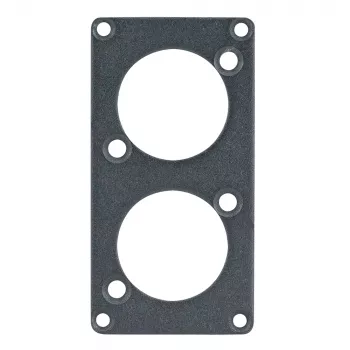 Sommer Cable SYPFB1-2D Front Panel - Juodas, 2 D dydžio išpjovos SYP-1 sistemai
