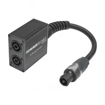 Sommer Cable SPY-N153 Garsiakalbio kištukas, tiesus, antracitinis