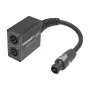 Sommer Cable SPY-N153 Garsiakalbio kištukas, tiesus, antracitinis