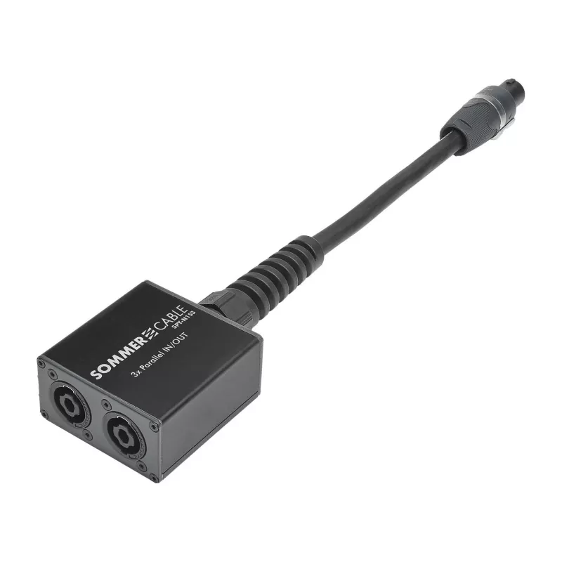 Sommer Cable SPY-N153 Garsiakalbio kištukas, tiesus, antracitinis
