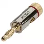 Sommer Cable HICON HI-BM06-RED Bananinis Kištukas Garsiakalbiams su Universaliu Gnybtu ir Sraigtiniu Kontaktu