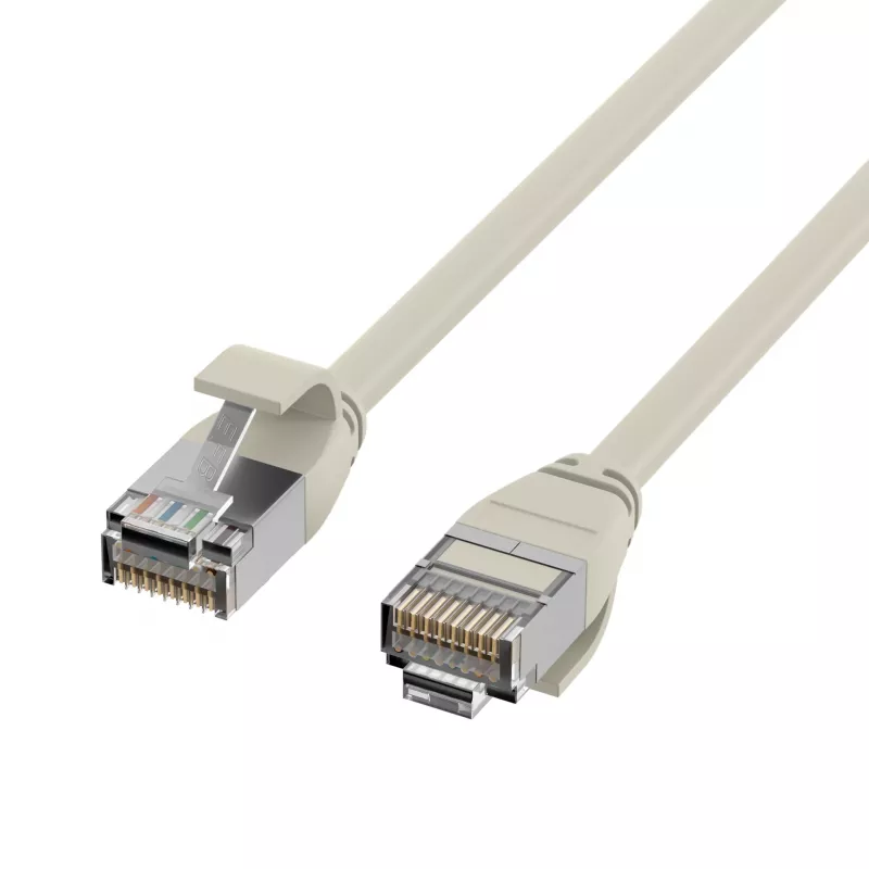 EFB Elektronik RJ45 Patch Cable Cat.6A U/FTP TPE 4mm Ultraflex Grey 3m