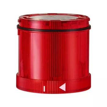 WERMA KombiSIGN 71 Signal Light Element - Red - LED - 24 V AC/DC - IP65 - 50,000 h - Polycarbonate
