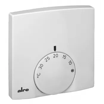 ALRE kambario termostatas paviršiniam montavimui 5-30°C NC kontaktas 2A 230V RTBSB-201.00