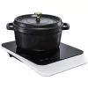 MEDION LIFE Induction Hob MD 18490 (Black/White, 2000 Watt)