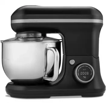 MEDION LIFE Digital Kitchen Machine MD18420 (Juoda, 1200 W, 5 L dubuo, įsk. ledų gaminimo dubenį)