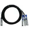 BlueOptics Fortinet FN-CABLE-QSFP28-4SFP28-5 BlueLAN SC282701L5M26 Passive 100GBASE-CR4 QSFP28 to 4x25GBASE-CR SFP28 Direct Attach Breakout Cable, 5 Meter