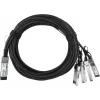 BlueOptics Dell 470-AAFD BlueLAN Passive 40GBASE-CR4 QSFP to 4x10GBASE-CR SFP+ Direct Attach Breakout Cable, 5m