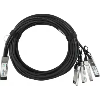 BlueLAN Compatible Lenovo A1DN Pasyvus 40GBASE-CR4 QSFP į 4x10GBASE-CR SFP+ Tiesioginio prijungimo šakotuvinis kabelis, 5m, AWG26