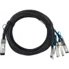 BlueLAN pasyvus tiesioginio prijungimo šakojimo kabelis, 100GBASE-CR4 QSFP28 į 4x25GBASE-CR SFP28, 3 m, AWG26, suderinamas su NVIDIA 980-9I48U-00C02A
