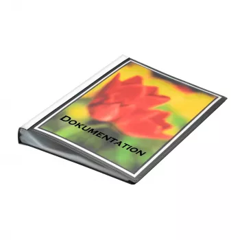 FolderSys Display Book Black with 50 Pockets A4
