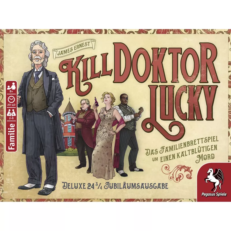 PEGASUS Kill Doktor Lucky – šeimos stalo žaidimas