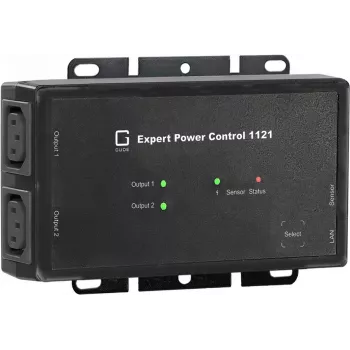 GÜDE 1121-1 EPC 10A 2xC13 1xSen.PortÜSS - perjungiamas PDU su matavimu ir stebėjimu