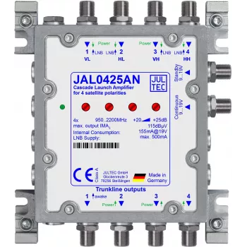 JULTEC JAL0425AN SAT Cascade Booster stiprintuvas su maitinimo šaltiniu