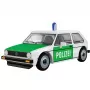 COBI 24642 Volkswagen Golf (1974) Polizei konstruktorius, 1:35, baltas