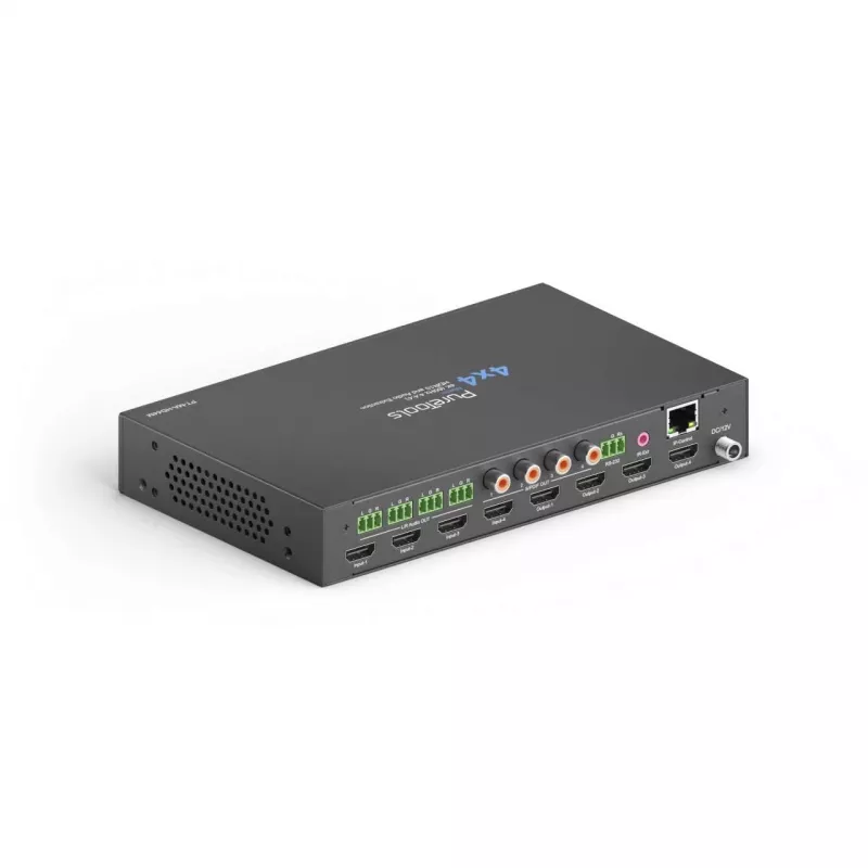 PureLink PureTools HDMI 2.0 Matrica 4x4 4K 60Hz 4:4:4 HDR10 ir Garsas - KVM Jungiklis - RS-232