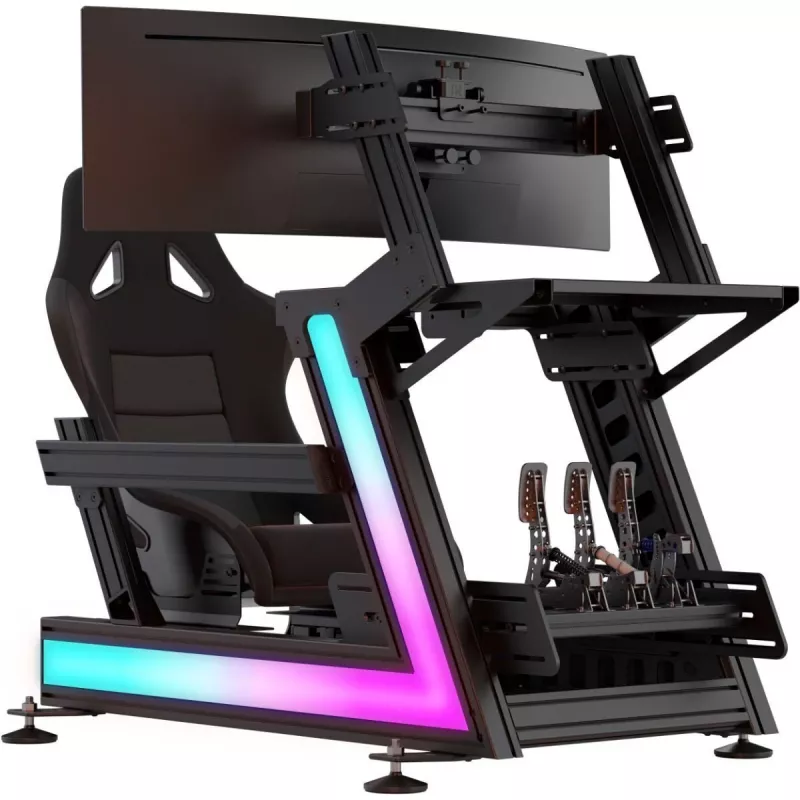 TrackTime Series One LED Illumination Set - RGB LED Strip Kit for Sim Racing Cockpits