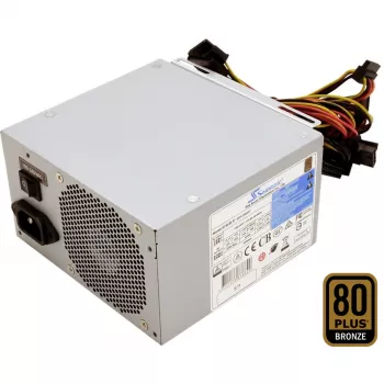 Seasonic SSP-600ES2 Bulk 600W Maitinimo Blokas, Pilka, 80 PLUS Bronze, ATX