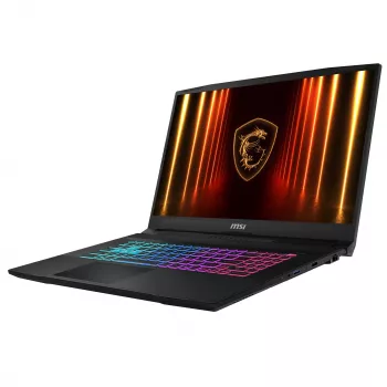 MSI Katana 17 HX B14WFK-007FR žaidimų nešiojamas kompiuteris, 17,3 colio Quad HD IPS 240Hz, Intel Core i7-14650HX, 16GB DDR5, 1TB SSD, GeForce RTX 5060 8GB, Windows 11 Home, prancūziška AZERTY klaviatūra