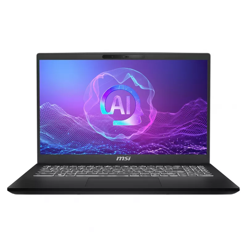 MSI Modern 15 H AI – Core Ultra 5 225H, 16GB, 512GB SSD, Win 11 Pro (AZERTY klaviatūra)