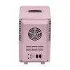 ELLE Home ESDAFX08PUEU mini šaldytuvas su LED makiažo veidrodėliu, 8 l, violetinis