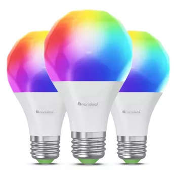 Nanoleaf NF080B02-3A19E protinga LED lemputė E27 8,5W 1100lm RGBW Matter Thread
