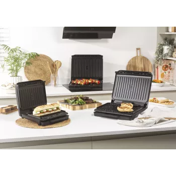 Salter EK6236VDE ActiGrill Everyday Electric Grill, 1000 W, Non-Stick, Black/Silver
