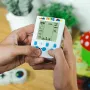 FIZZ CREATIONS Mini Retro Console Keychain su 23 žaidimais – Tetris Arcade Dovanų Raktų Pakabukas