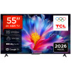 TCL 55P6L 55 colių 4K UHD LED išmanusis televizorius su Android TV, HDR10, HLG, Dolby Audio, Wi-Fi, Bluetooth