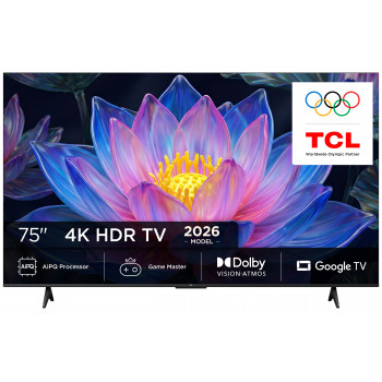 TCL 75P6L 75 colių 4K UHD LED išmanusis televizorius su Android TV ir Google Assistant