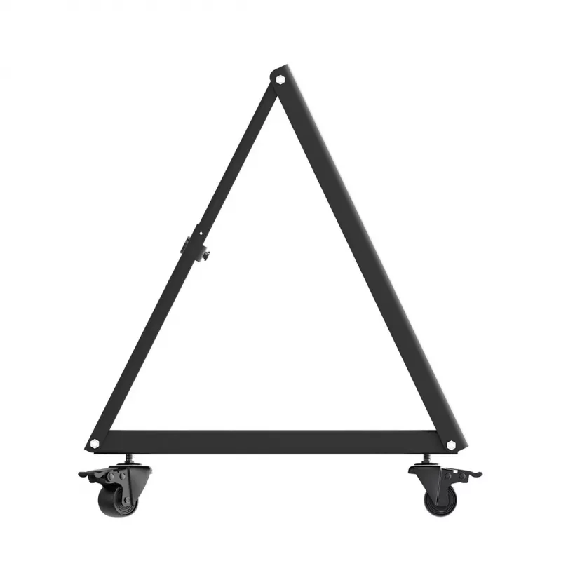 Maclean MC-183 Mobile TV Floor Stand/Trolley, 37-80 inch, VESA 800x400, 75kg, Lockable Wheels, Black