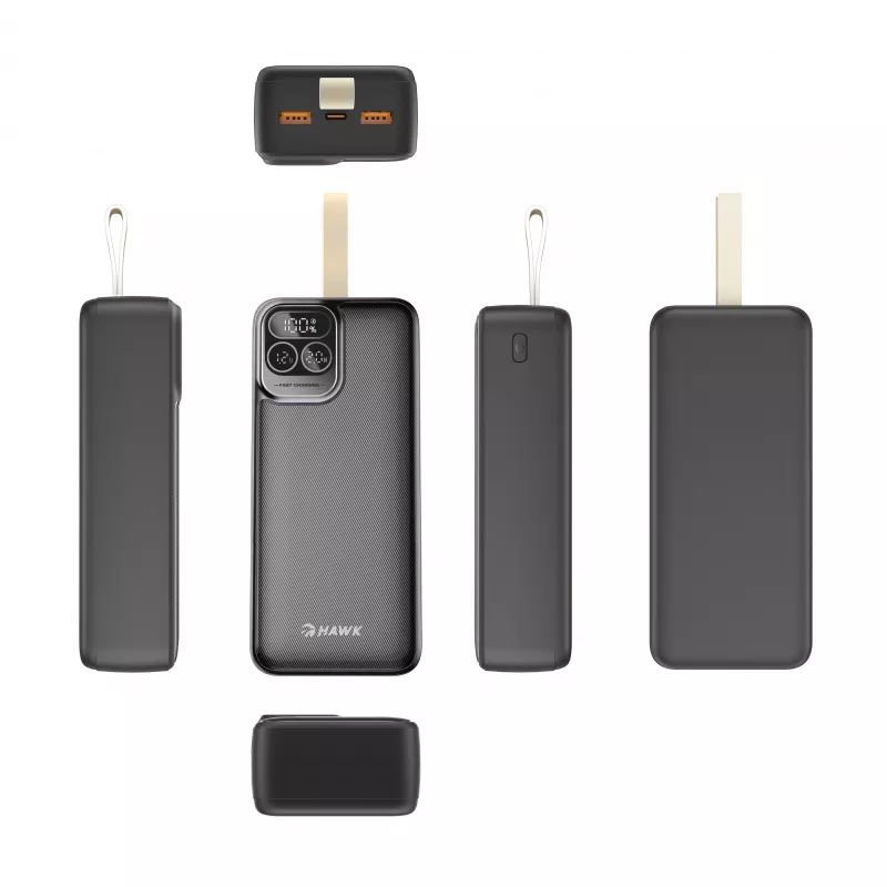 Hawk HW-PB30000 Power Bank 30000mAh Black