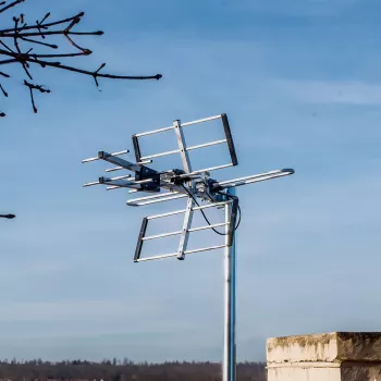 VAYOX VA0092 Kryptinė DVB-T/T2 H/V VHF UHF Kombinuota Pasyvi Antena