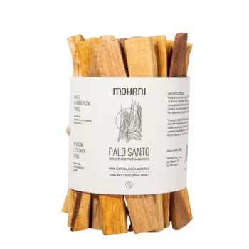 MOHANI Palo Santo Incense Wood 100g - natūrali mediena meditacijai ir dvasiniam apsivalymui