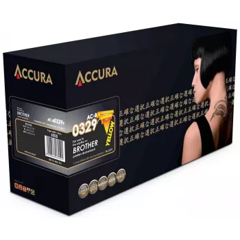 Accura Suderinamas Tonerio Kasetė (TN-329Y) Geltona Didelės Talpos Brother