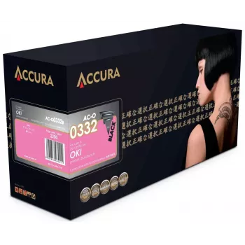 ACCURA Suderinamas Tonerio Kasetė Juoda OKI 44973536 Pakaitalas