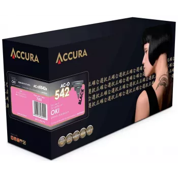 Accura kasetė su toneriais juoda suderinama su OKI 46490608