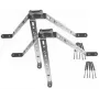 DELTA OPTICAL OMP-50R45-70 Sieninis laikiklis antenos stiebui tvirtinti, cinkuotas plienas, 50 mm atitraukimas, 45–70 mm stiebo skersmuo