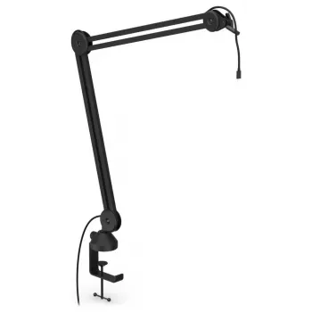 KRUX Arm 200L mikrofono laikiklis-strėlė su integruotu USB-C kabeliu, 2,9 m, iki 1,3 kg, juodos spalvos (KRXH002)
