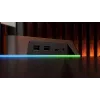 KRUX Rivt ausinių stovas su RGB apšvietimu, juodos spalvos (KRXG003)