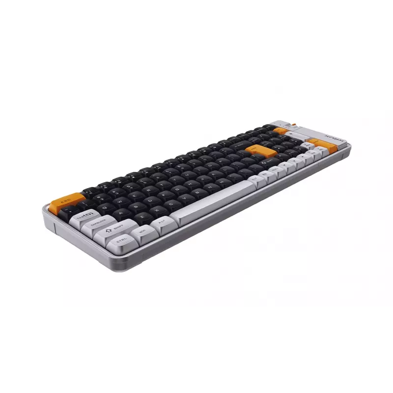 KRUX Zyro 96% mechaninė klaviatūra Gateron Yellow PRO RGB Tri-Mode juoda