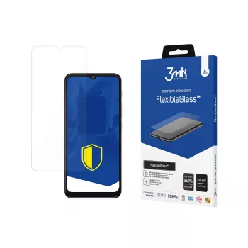 3MK FlexibleGlass Screen Protector, skirta Motorola Moto G30 – hibridinis stiklas, 7H kietumas, 0,3 mm, atsparus įbrėžimams, oleofobinė danga, apsauga nuo pirštų atspaudų, 2,5D užapvalinti kraštai, sausas klijavimas, be burbuliukų, suderinamas su dėklais,