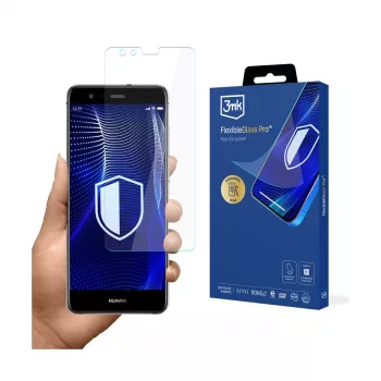 3MK PROTECTION FlexibleGlass Pro Screen Protector for Huawei P10 Lite - Hybrid Glass, 0,3 mm, 7H Hardness, Anti-Fingerprint, Bubble-Free Installation